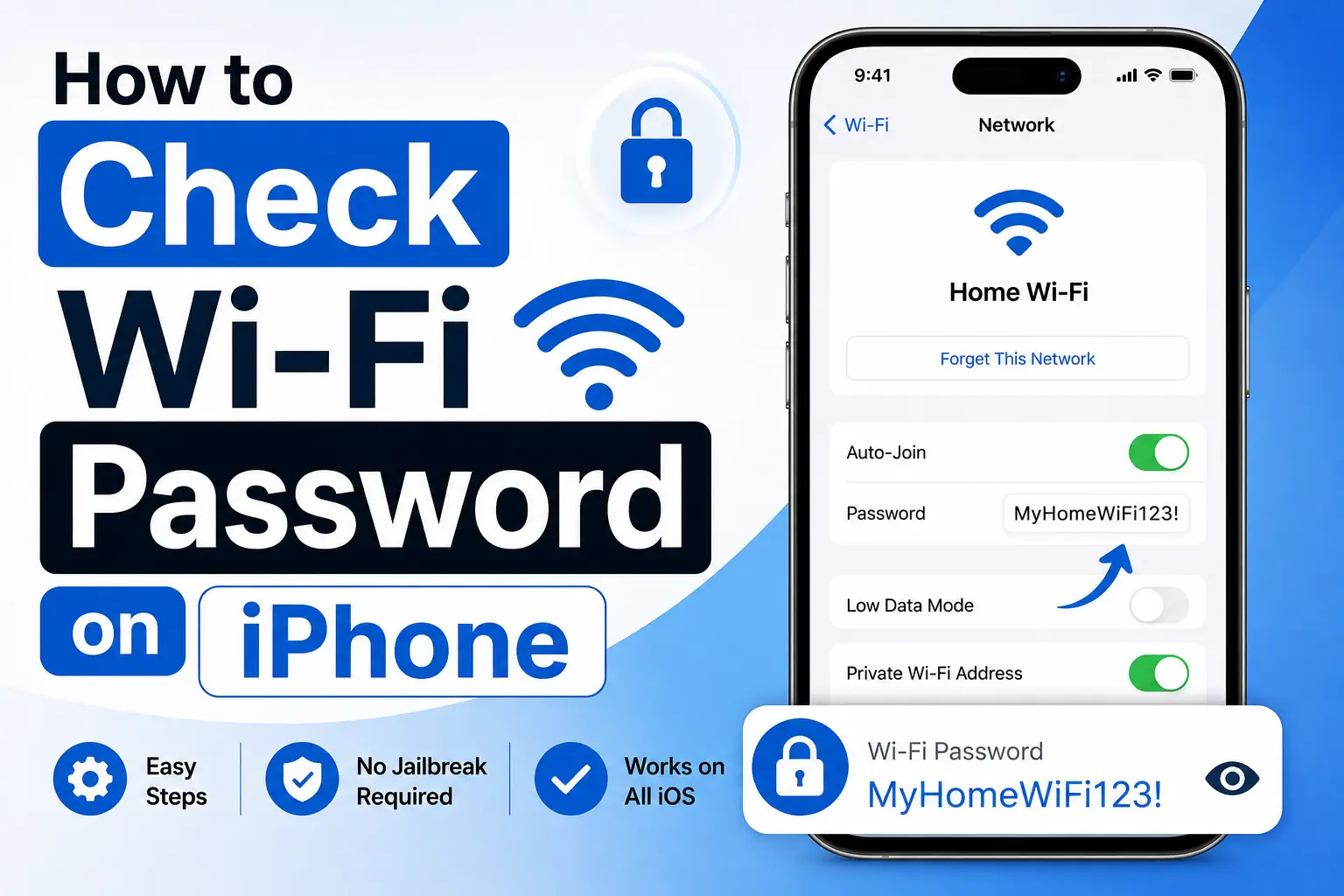 How to Check Wi-Fi Password on iPhone